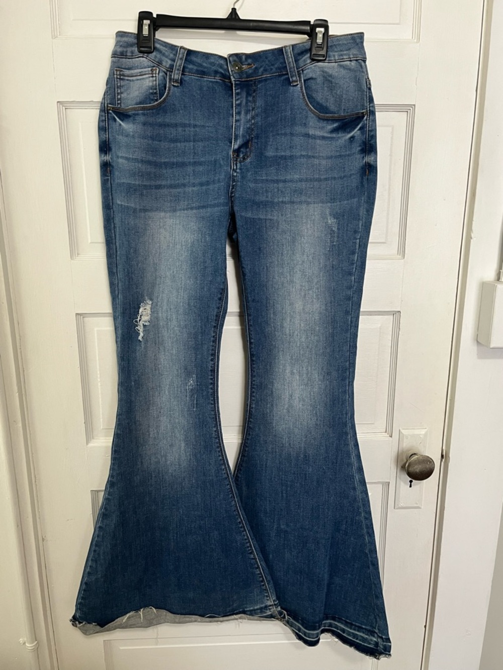 L&B Women's Blue Flare Jeans 14